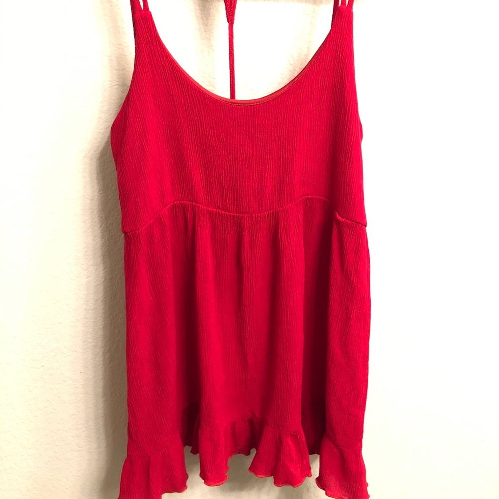 Cute red tank top